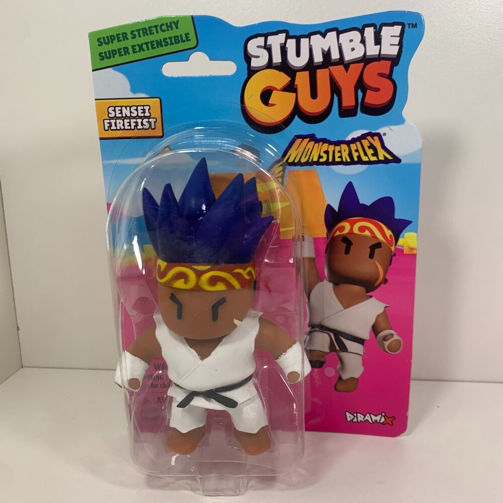 Stumble Guys Monster Flex - Sensei Firefist Super Stretchy Figure